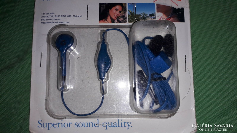 Retro bontatlan sohasem használt fülhallgató head-set ERICSON HPB -09 a képek szerint
