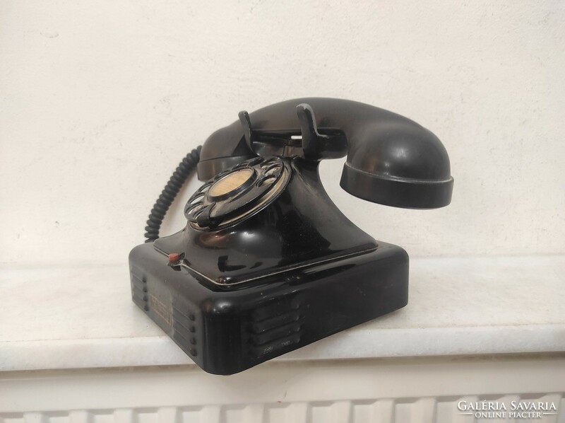Antique telephone desk dial telephone 1930s starožitný telefón 489 7498