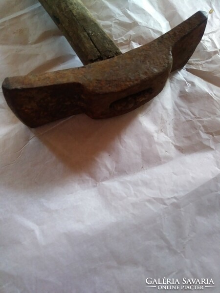 Scythe hammer made of old forged iron