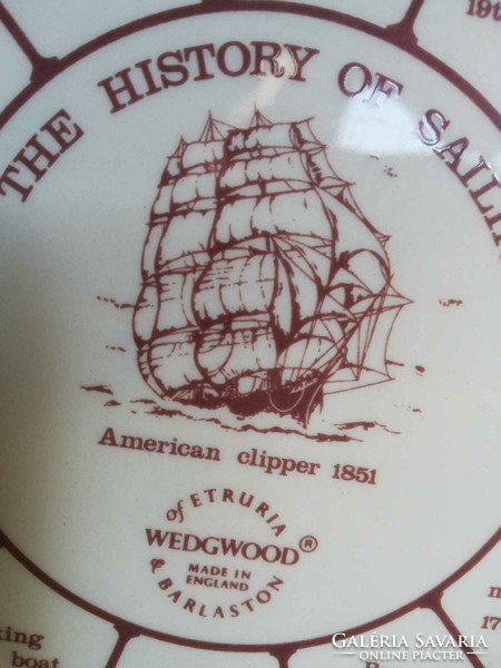 Wedgwood-a hajózás története-nagy dísztányér
