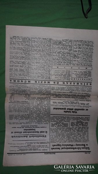 Antique 1940.November 15. Népszava social democrata - daily newspaper in collector's condition according to pictures