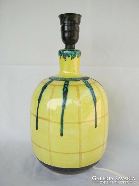 Kerezsi Gyöngyi Hungarian industrial artist ceramic lamp fixture