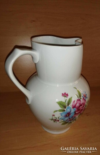 Alföldi porcelain jug with flower pattern - 21 cm high (n)