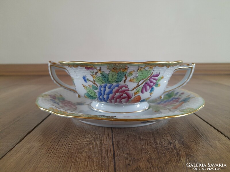 Antique cup with Victoria pattern from Herend