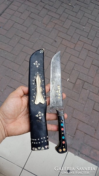 Iranian suzangar type dagger, xix. Century, 24 cm long