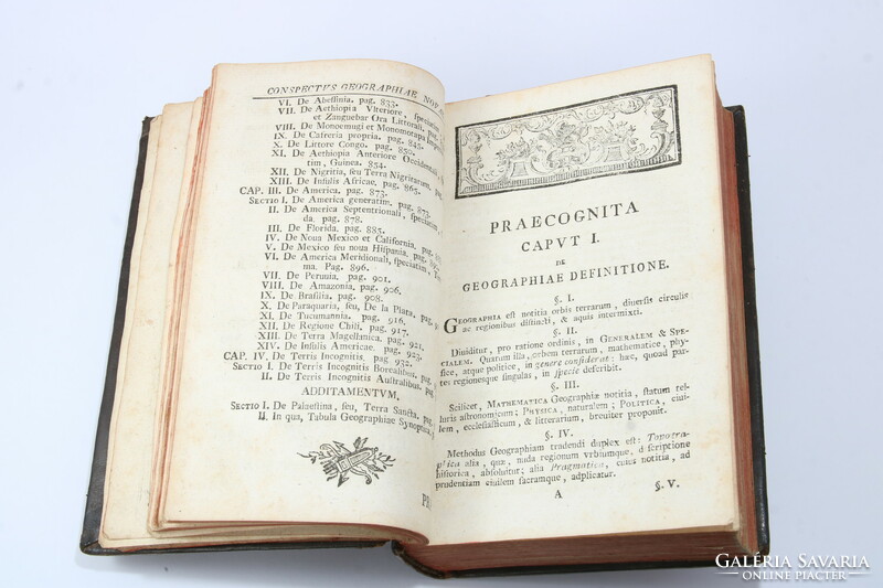 1777 - Tomka-Szászky János földrajz könyve Díszesen aranyozott bőrkötésben Teljes!