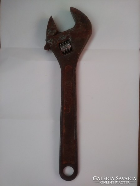Old adjustable wrench