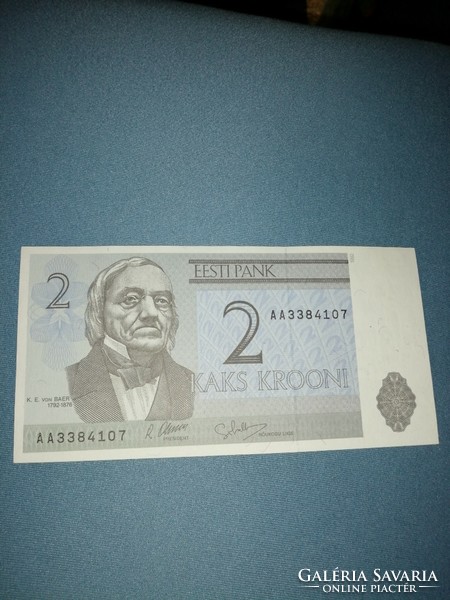 Estonia 2 kroner vf 1992