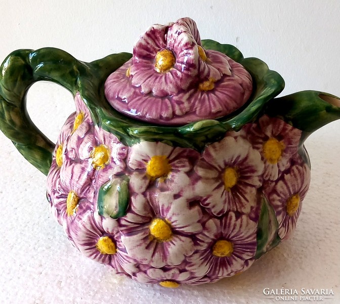 Antique ceramic tea pourer art nouveau negotiable
