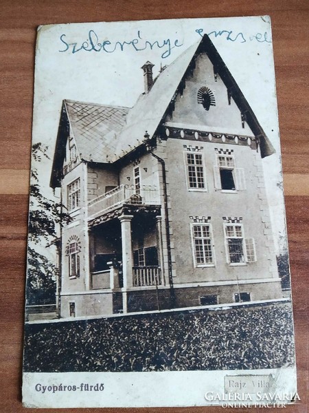 Orosháza, Gyopárosfürdő, Rajz-Villa, 1918-ból