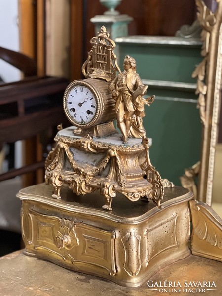 Museum baroque women's dressing table/desk with seat