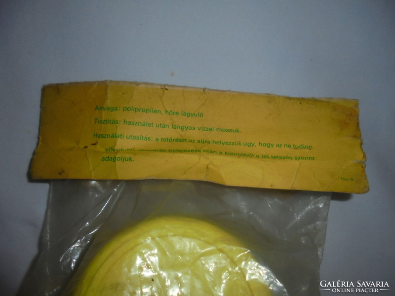 Retro "CITROMPRÉS", citromfacsaró bontatlan csomagolásban - műanyag, két részes, prés + tartály