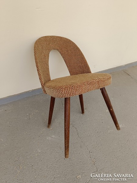 Retro bútor szék kárpitozott fa lábú bútor 511 7724