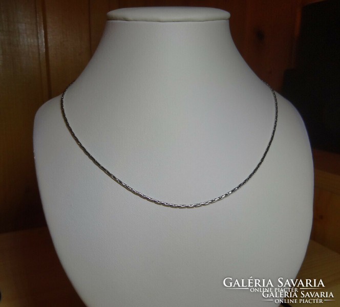 Very popular women's necklace, made of surgical steel, polished to a shine
