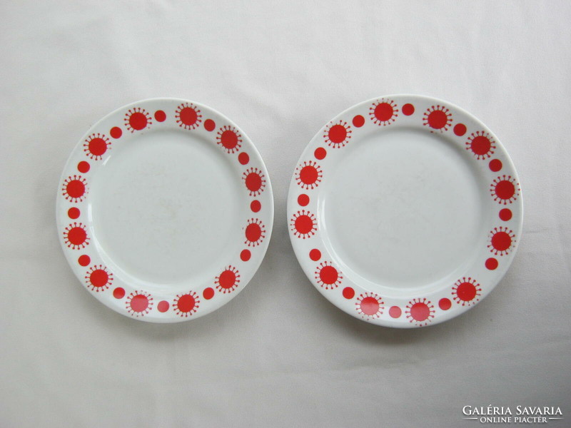 Alföldi porcelain center varia small plate with sunflower pattern 2 pcs