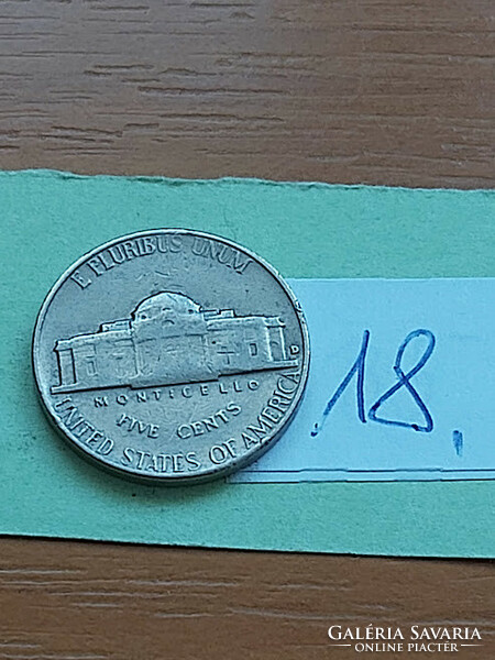 USA 5 cents 1964 / d thomas jefferson, copper-nickel 18