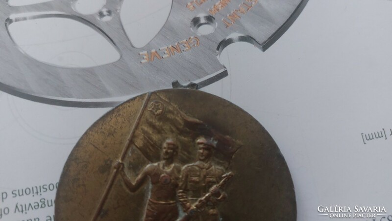 (K) dozsa se bm championship sports medal plaque