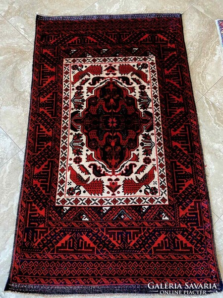 Afghan tribal rug 167x92 cm