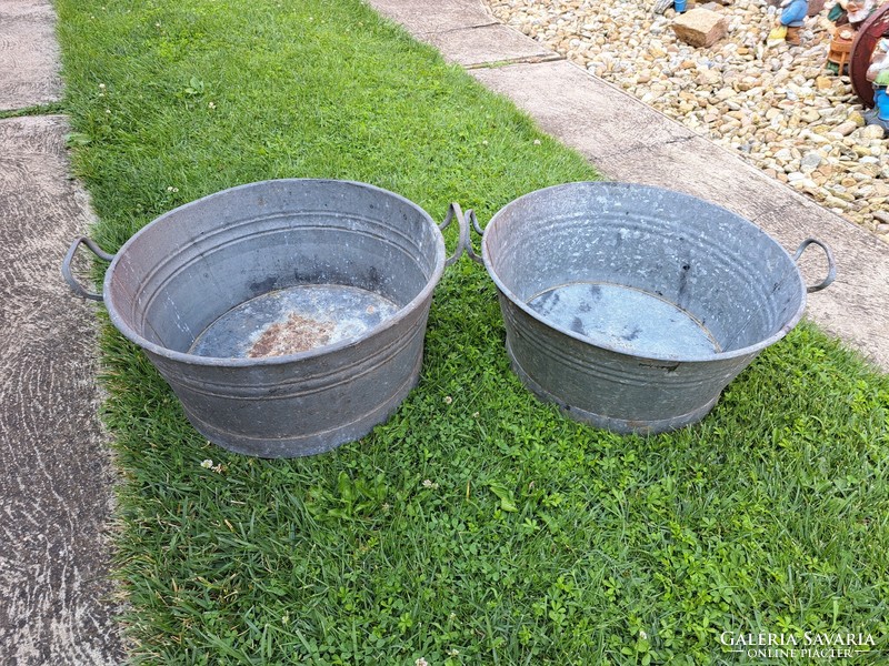 Retro tin pot pots for planting flowers pot village rustic decoration