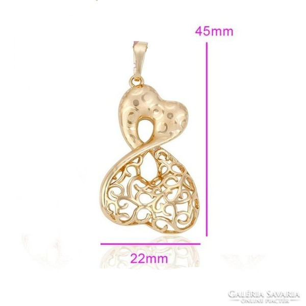 You can add a special design pendant made of medical steel to the gold, and the chain is also made of medical steel.