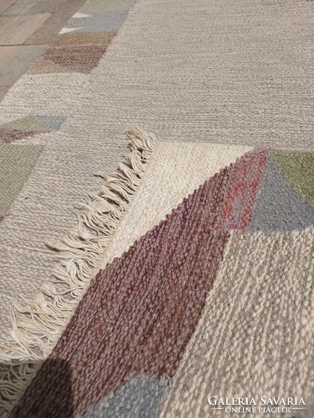 Handmade kelim carpet is negotiable