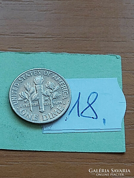 Usa 10 cent dime 1970 franklin d. Roosevelt, copper-nickel 18