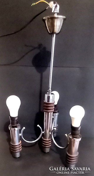 Króm Bauhaus art deco design mennyezeti lámpa ALKUDHATÓ