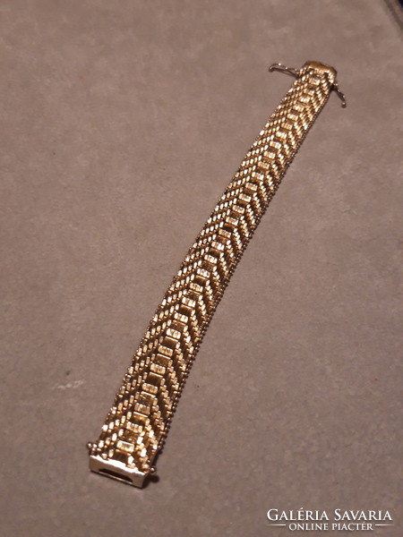 Old gold-plated bracelet - 19 cm
