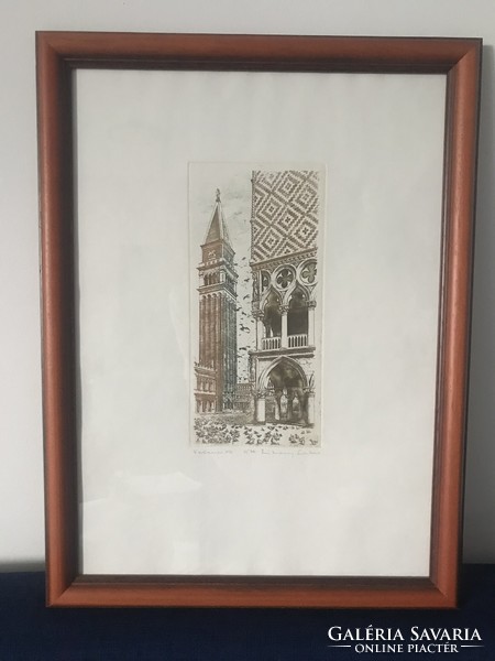 Venetian etching (40 x 53 cm)