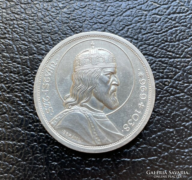 1938 Saint István Gyönyőrő silver 5 pengő