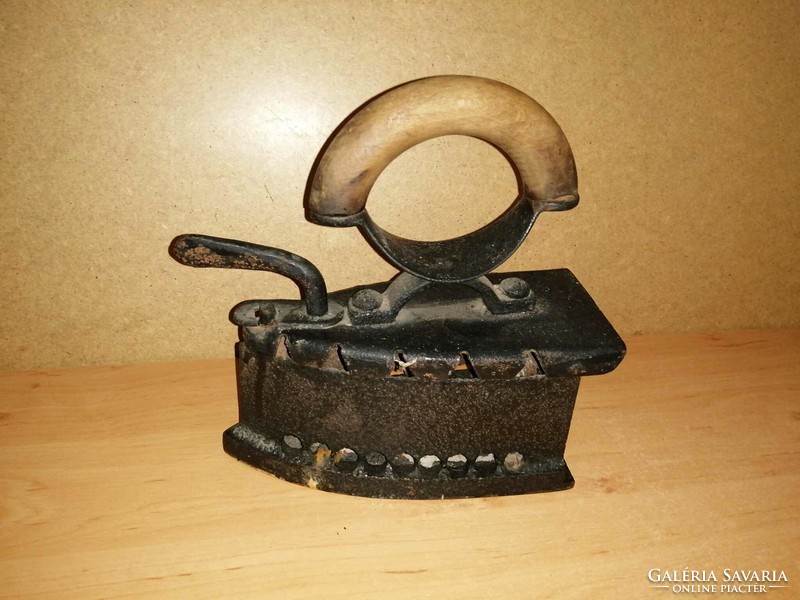 Antique charcoal iron