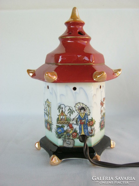 Pagoda parfümlámpa porcelán lámpa