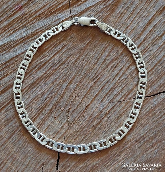 Gucci-style silver bracelet, bracelet