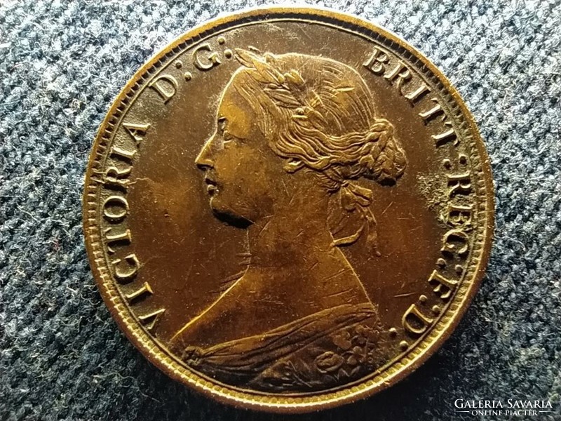 Anglia Viktória (1837-1901) RITKA 1/2 Penny 1867 (id60695)