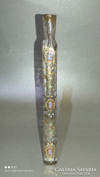 Antique teardrop holder teardrop holder ornament glass Victorian beauty damaged