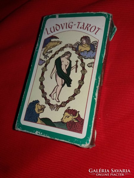 Retro never played ludvig tarot fortune teller artist card with card factory box nice condition