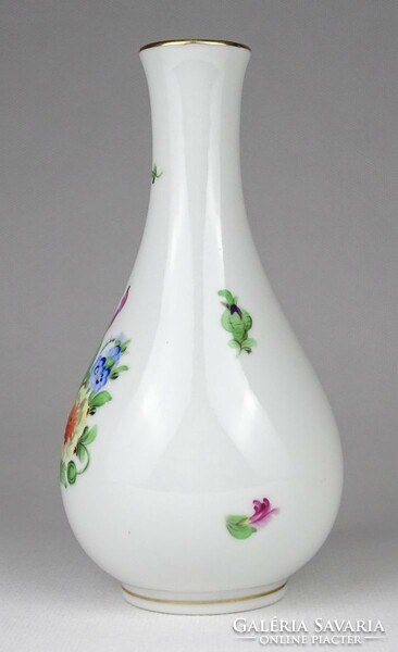 1N615 Régi tulipános Herendi porcelán váza 15.5 cm