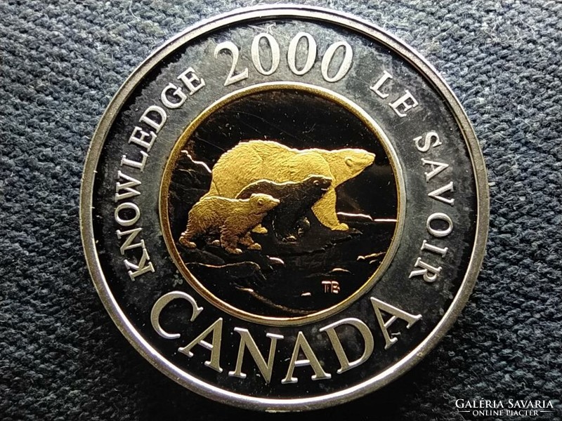 Kanada Tudomány .925 ezüst 2 Dollár 2000 PP (id69418)