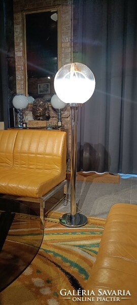 Midcentury floor lamp Mazzega Murano.