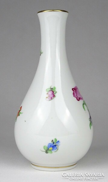 1N615 old Herend porcelain vase with tulips 15.5 Cm