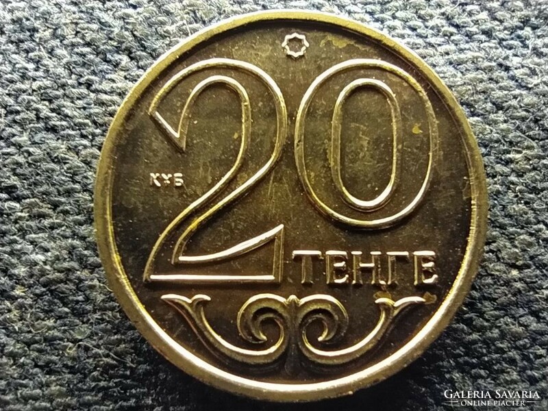 Kazakhstan 20 tenge from 2000 qûb unc circulation line (id70250)