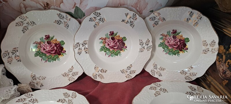 Angel London English porcelain soup plates