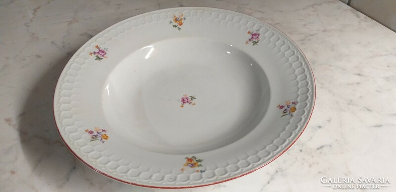 Old Zsolnay deep plate 24 cm