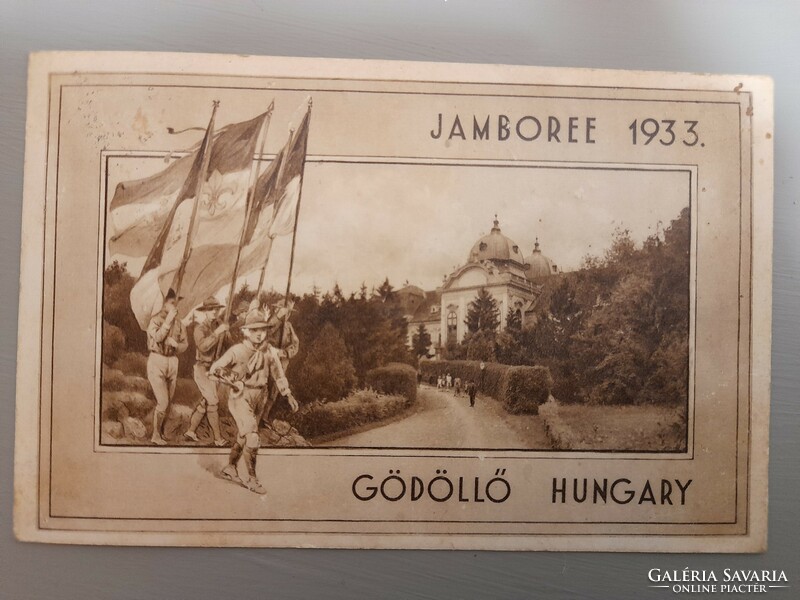 Jamboree 1933 Gödöllő képeslap