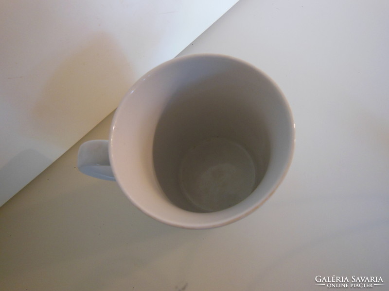 Mug - porcelain - 3 dl - nice pattern on both sides - German - flawless
