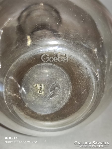 Now it's worth it!!! Marked goebel glass vase with a unique original engraved mark is an excellent gift for spring