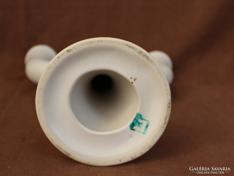 Porcelain three-pronged candle holder / table candle holder