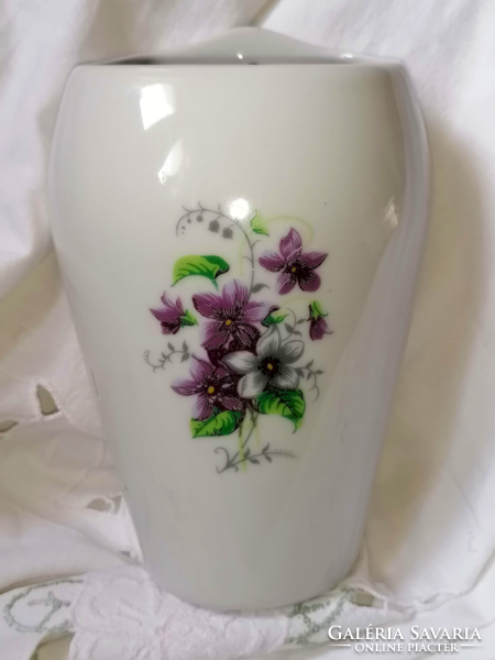 Aquincumi, rare wall vase with violet pattern