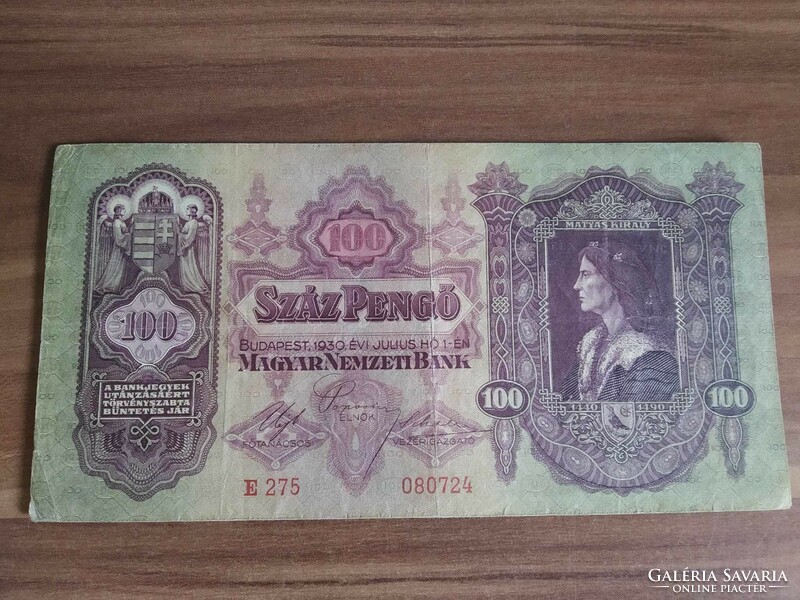 100 pengő, 1930 E 275