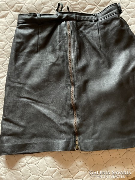 Leather women's clothing